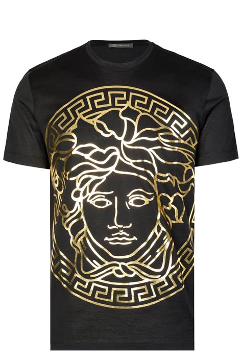 versace medusa head tshirt zalando|Versace crystal medusa t shirt.